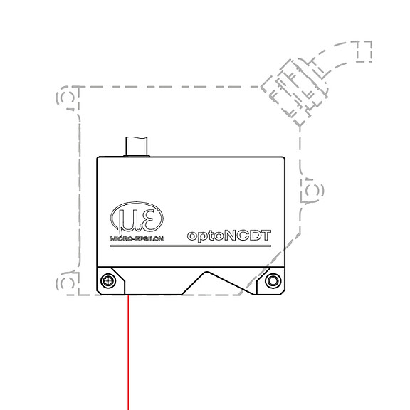 Adapter plates for replacing optoNCDT 2300 sensors