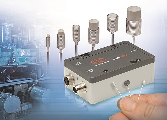 Eddy Current Controller DT3060 with range of standard and miniature Eddy Current sensors.