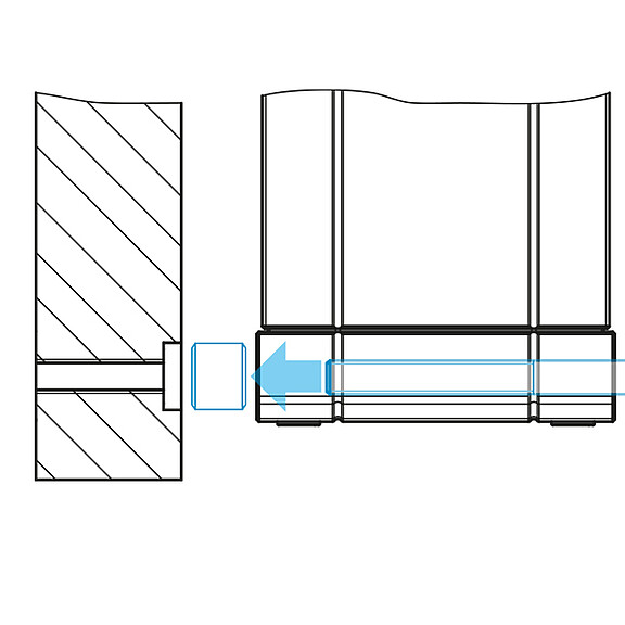 Patented mounting concept for repeatable fastening